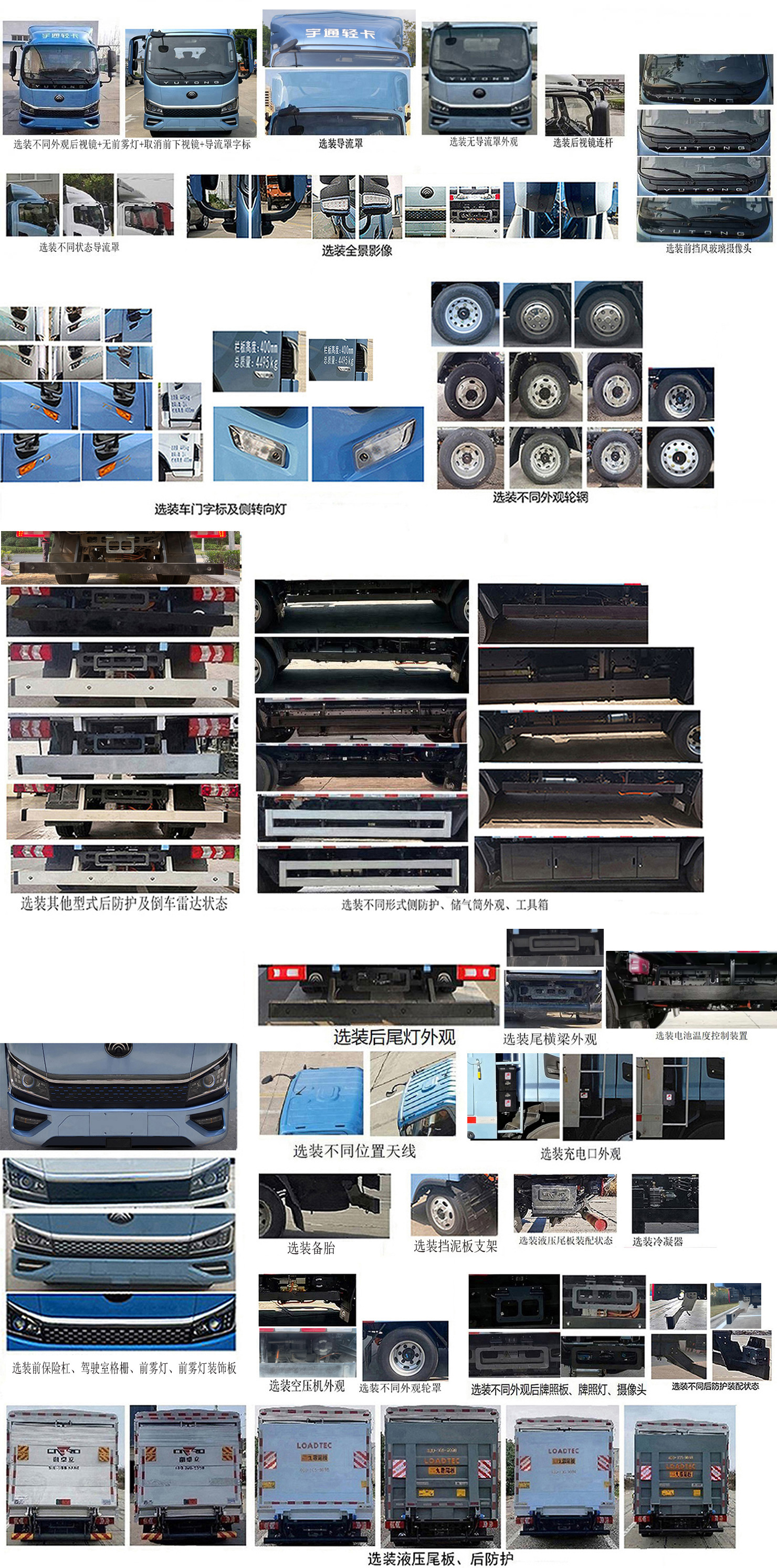 宇通牌ZKH5045CCYBEV2531純電動倉柵式運輸車公告圖片
