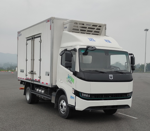 远程牌JGL5042XLCSHEVGM6R2甲醇插电式增程混合动力冷藏车