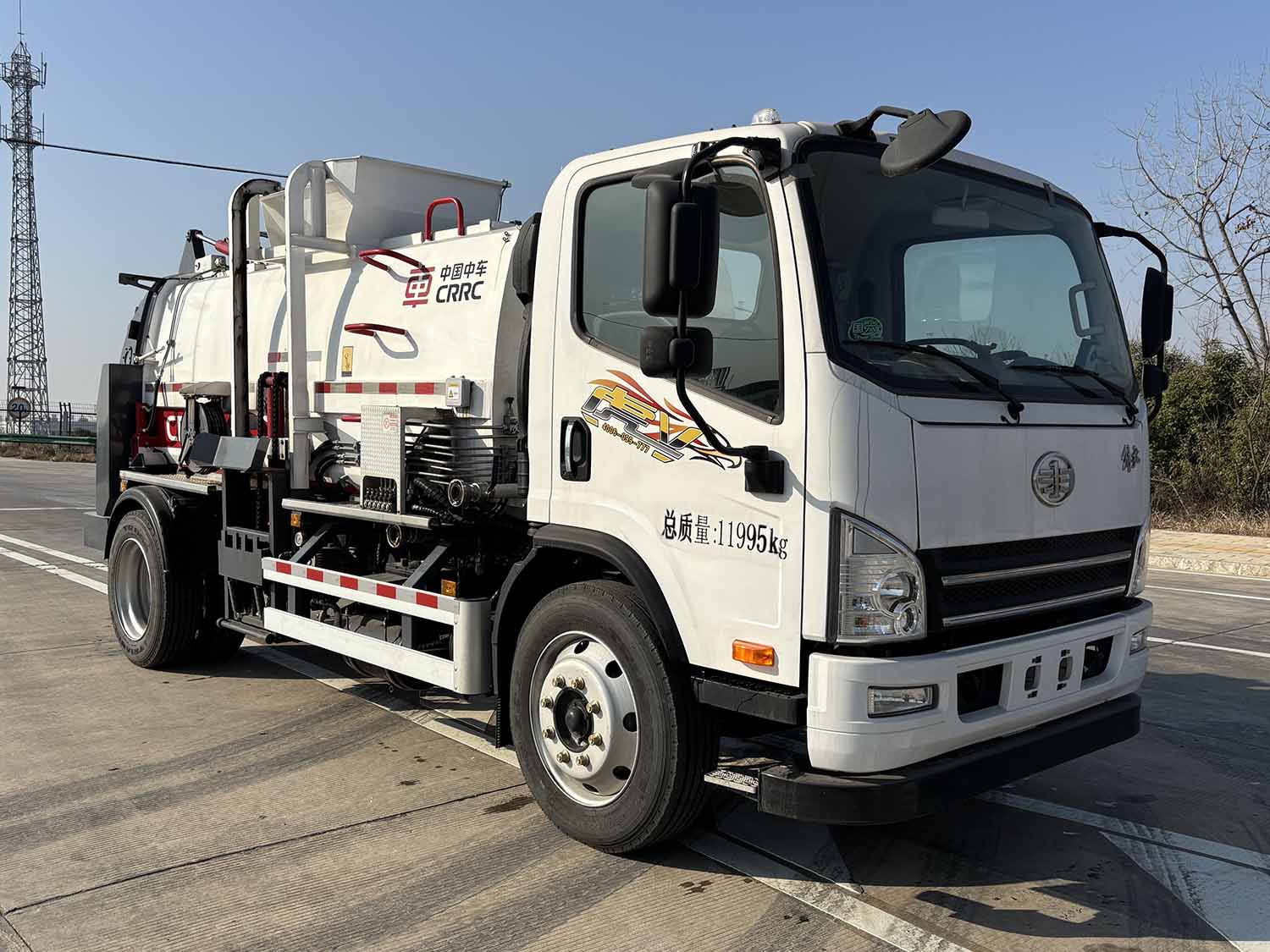 中国中车牌TEG5120TCA6JF1D餐厨垃圾车