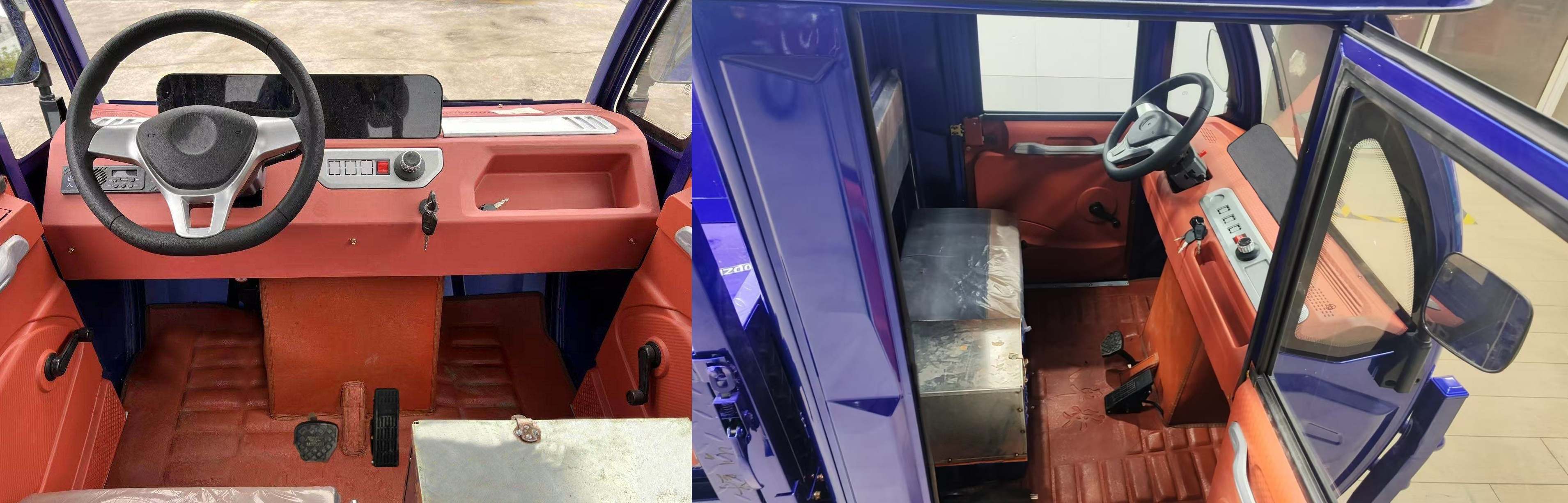 XQH1200DZH-5B 鑫庆华牌纯电动前鼓式后鼓式电动正三轮摩托车图片