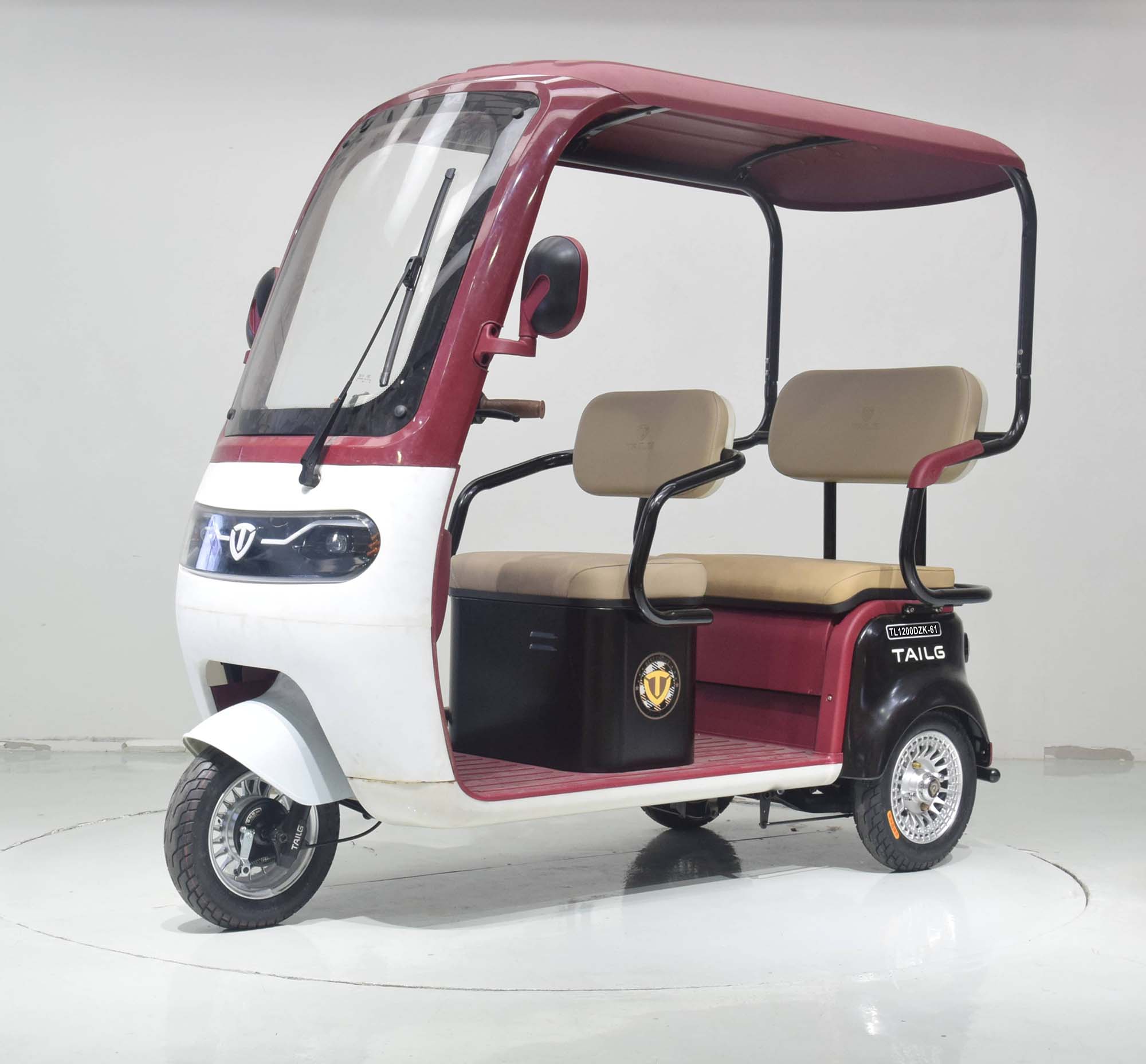TL1200DZK-61 台铃牌纯电动前鼓式后鼓式电动正三轮摩托车图片