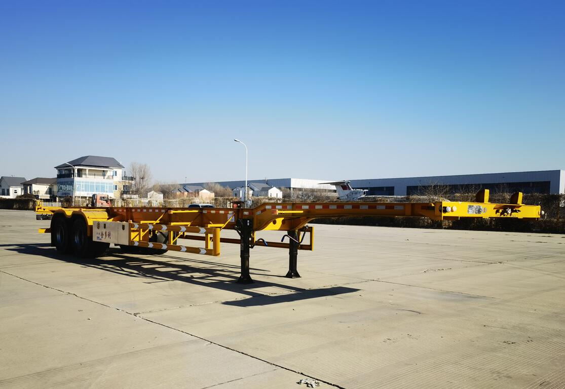 金多利牌14米31.2吨2轴集装箱运输半挂车(KDL9351TJZ)