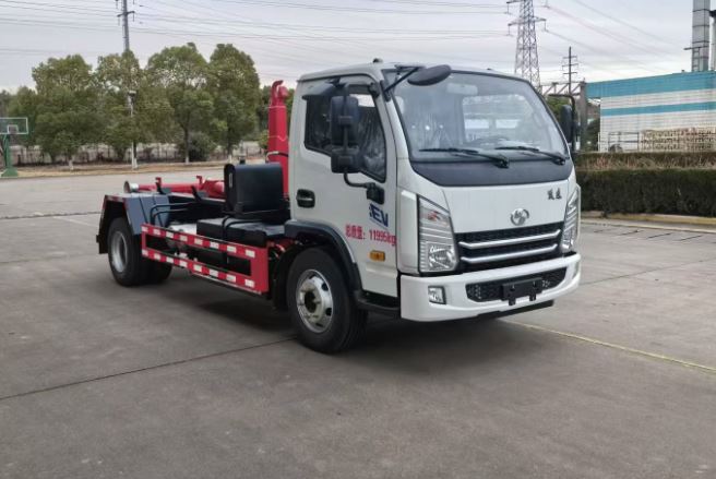 SH5127ZXXVZHEVWZ8 跃进牌纯电动车厢可卸式垃圾车图片