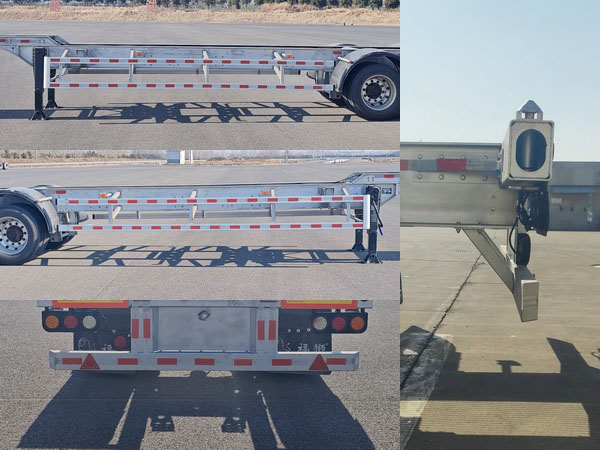 福狮牌LFS9405TJZ4503AL铝合金集装箱运输半挂车公告图片