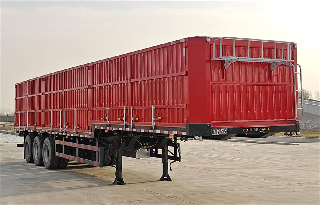 元永达牌13.8米33.9吨3轴厢式运输半挂车(ZYD9402XXYE)