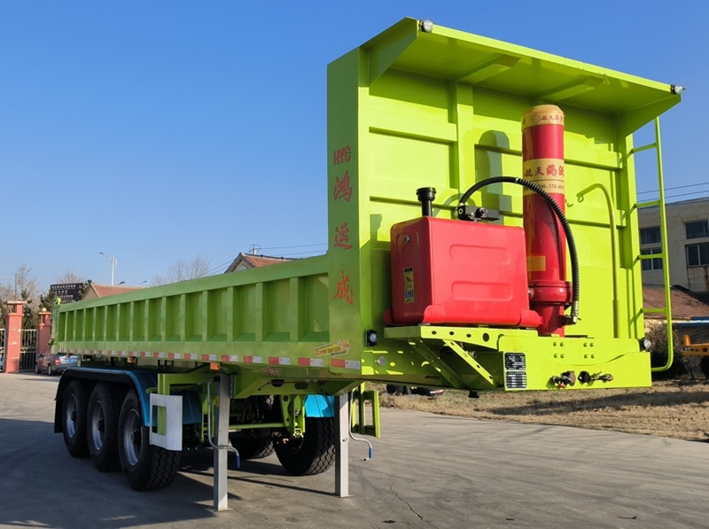 乾鸿运成牌8.7米34.7吨3轴自卸半挂车(CFM9401ZH)