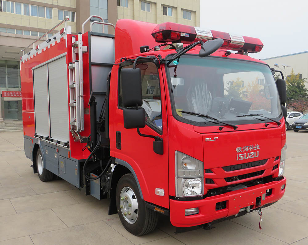 银河牌BX5080TXFQC30/W6器材消防车