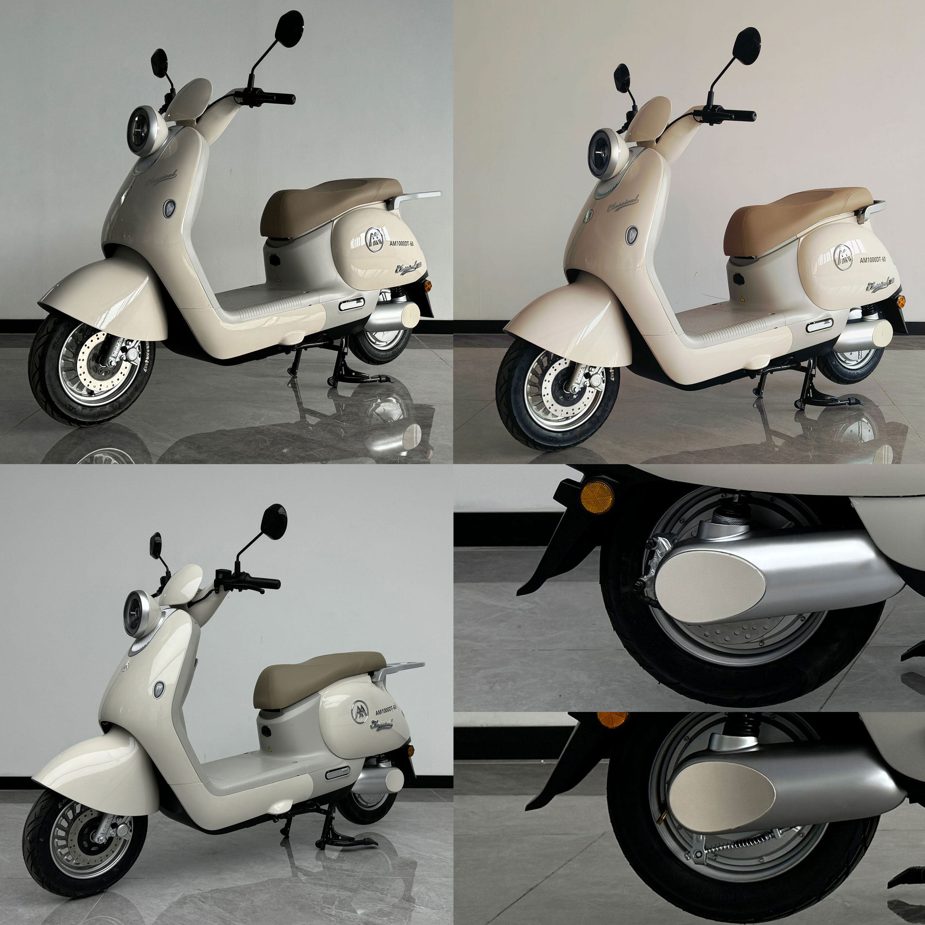 AM1000DT-60 爱玛牌纯电动前盘式后盘式/鼓式电动两轮摩托车图片