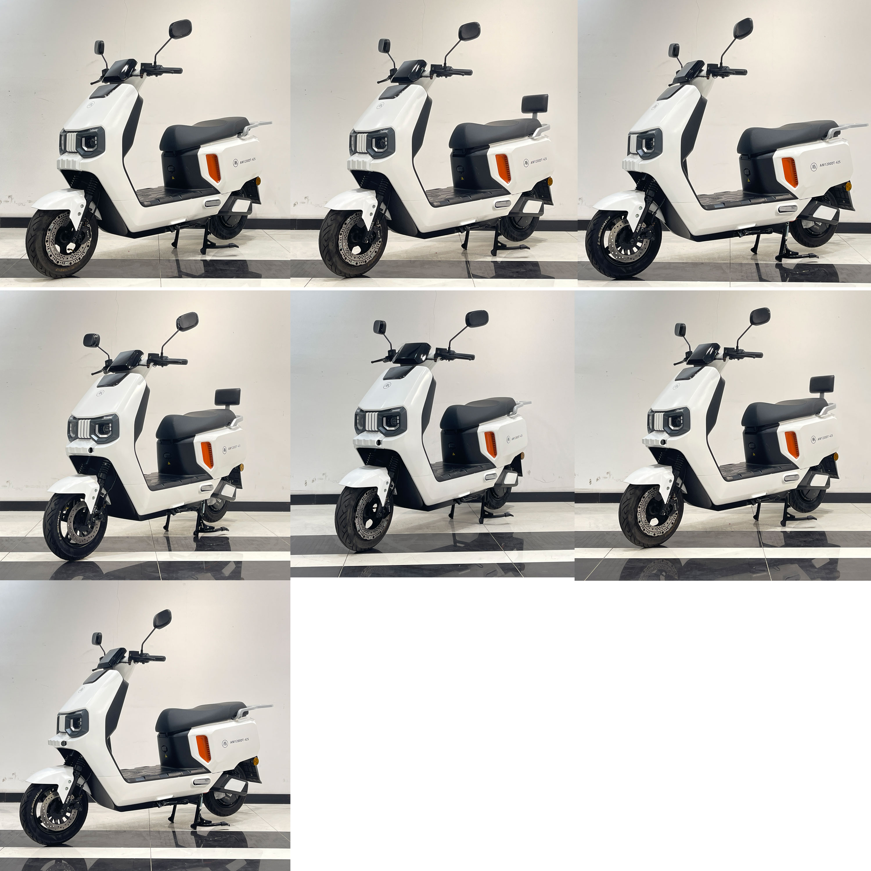AM1200DT-42S 爱玛牌纯电动前盘式后盘式电动两轮摩托车图片