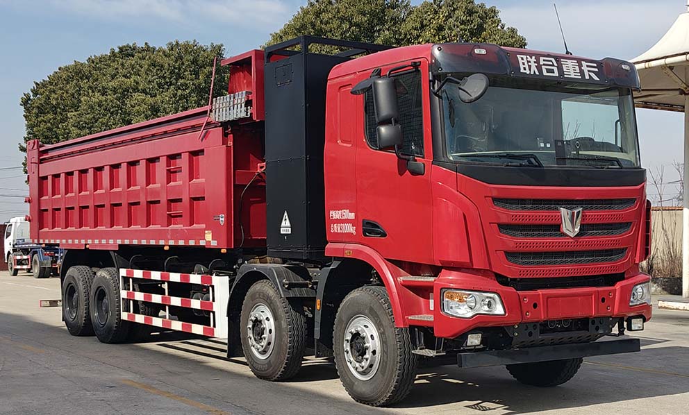 集瑞联合牌 571马力 前四后八 换电式纯电动自卸汽车(QCC3313BEVH6A4)