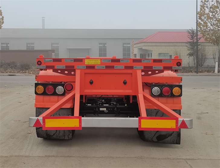 华劲牌LHS9406TJZ20集装箱运输半挂车公告图片