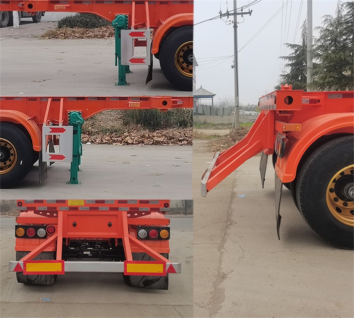 华劲牌LHS9406TJZ20集装箱运输半挂车公告图片