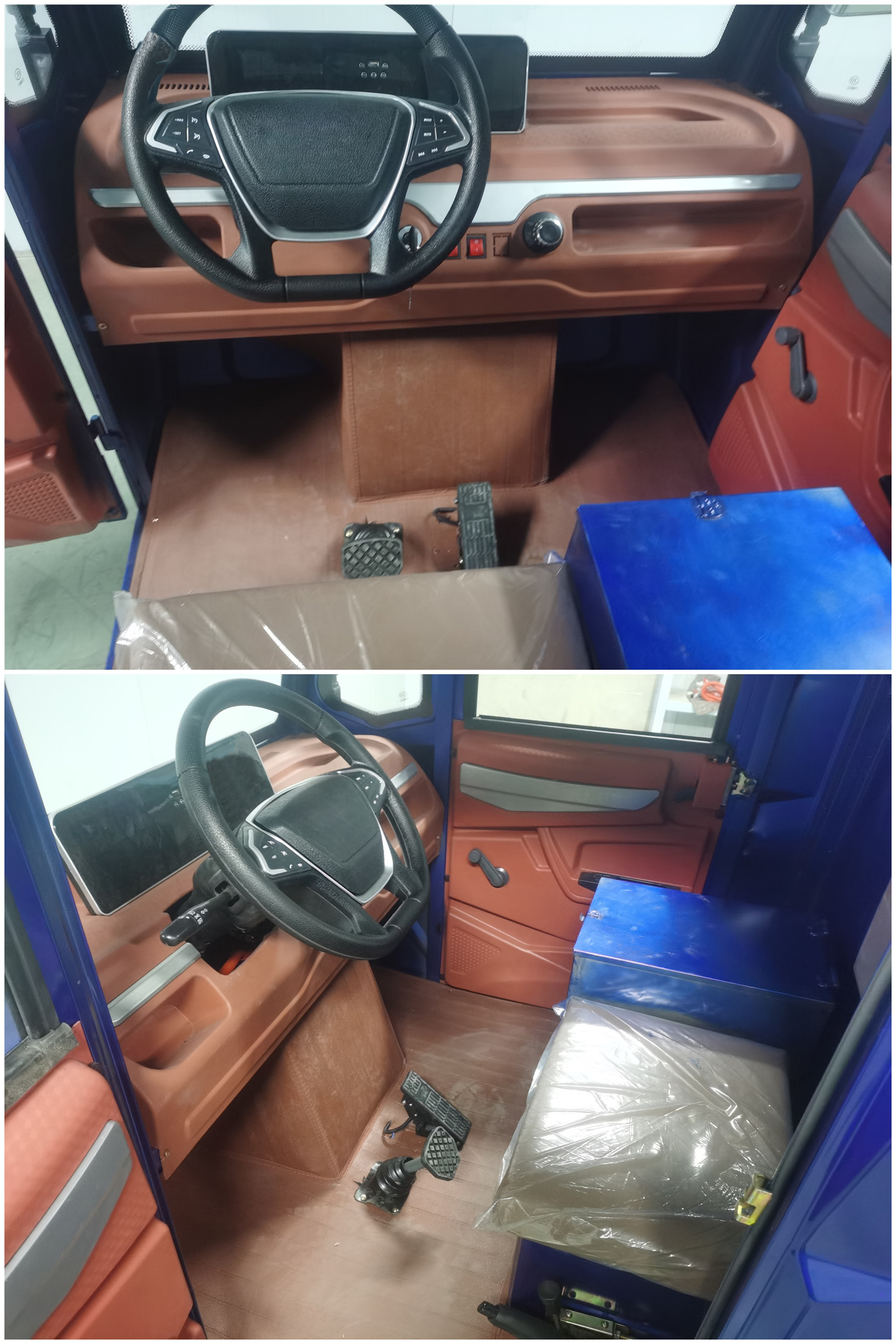 WX1500DZH-6B 五星福乐牌纯电动前鼓式后鼓式电动正三轮摩托车图片