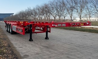 危险品罐箱骨架运输半挂车