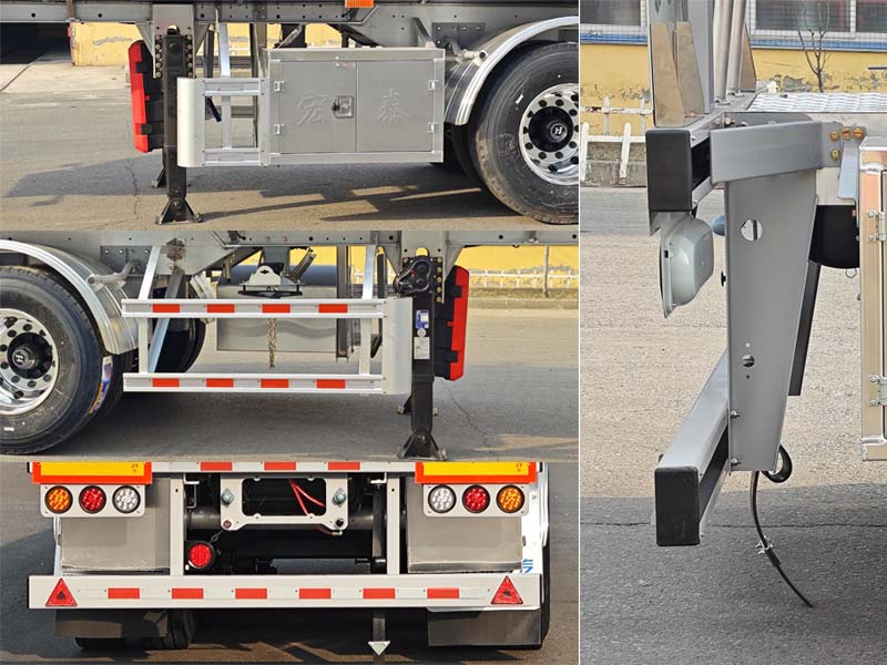 正康宏泰牌HHT9408GRYC铝合金易燃液体罐式运输半挂车公告图片