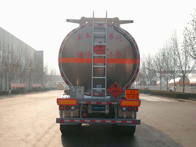正康宏泰牌HHT9405GYYB铝合金运油半挂车公告图片
