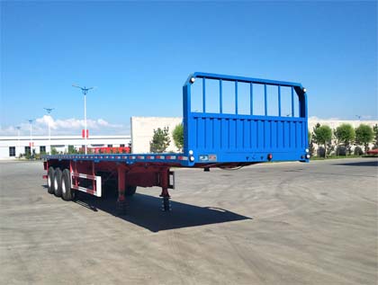 承泰牌13米34.5吨3轴平板运输半挂车(XCT9400TPB)