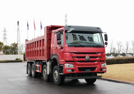 豪沃牌 400马力 前四后八 自卸汽车(ZZ3317V3267F1)