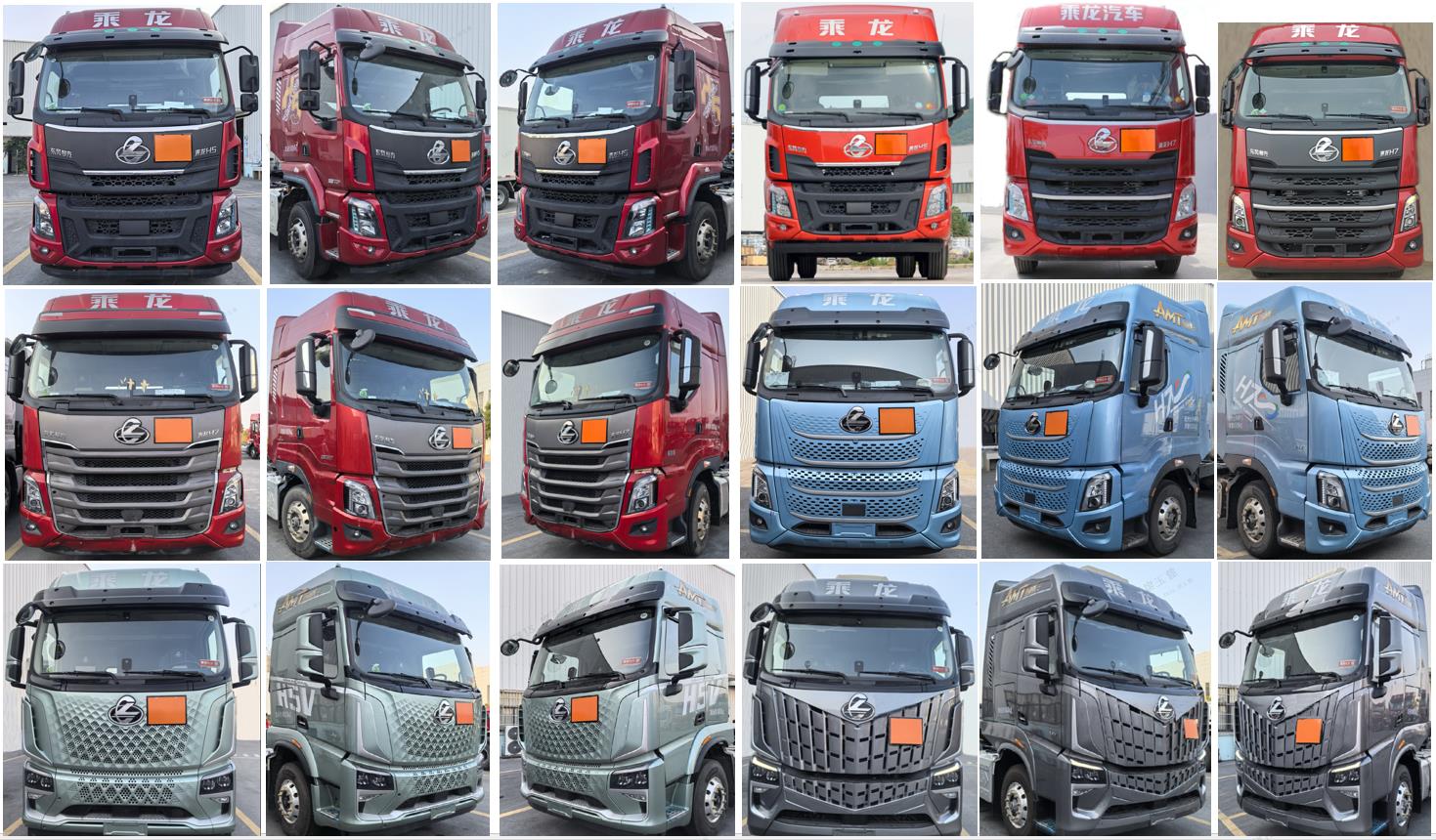 乘龙牌LZ4250H5DC2危险品运输半挂牵引车公告图片