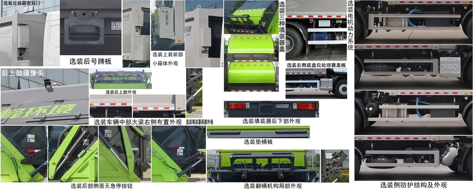 中聯(lián)牌ZBH5250ZYSLZE6壓縮式垃圾車公告圖片