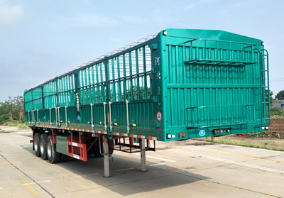 盘古金航牌13米34.2吨3轴仓栅式运输半挂车(JHT9400CCY)