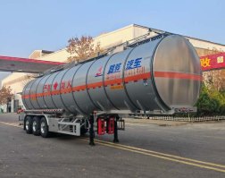 铝合金易燃液体罐式运输半挂车