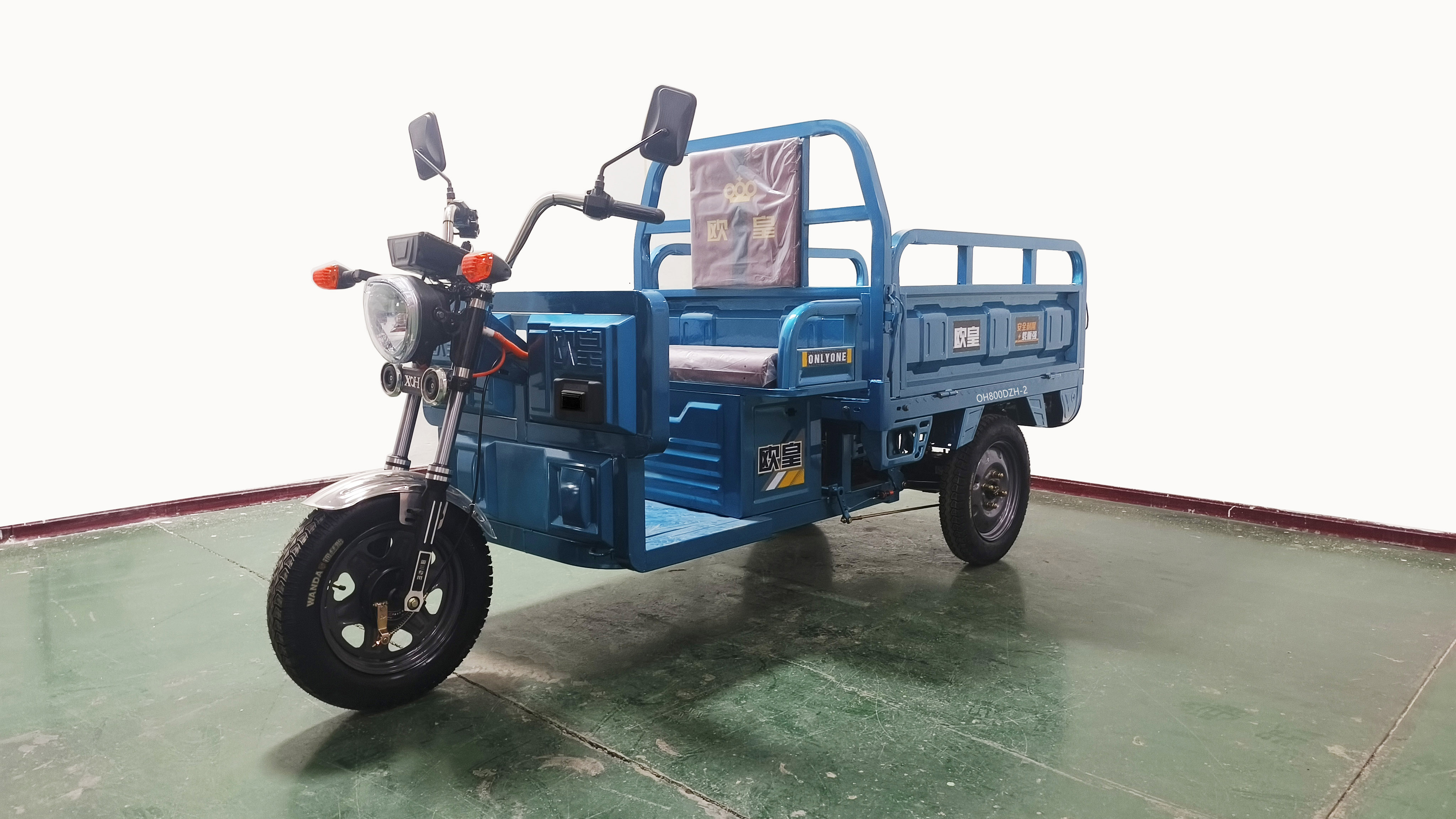 OH800DZH-2 欧皇牌纯电动前鼓式后鼓式电动正三轮摩托车图片