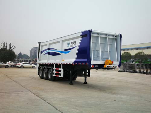 华威驰乐牌11.1米29.7吨3轴垃圾转运半挂车(SGZ9400ZLJ)