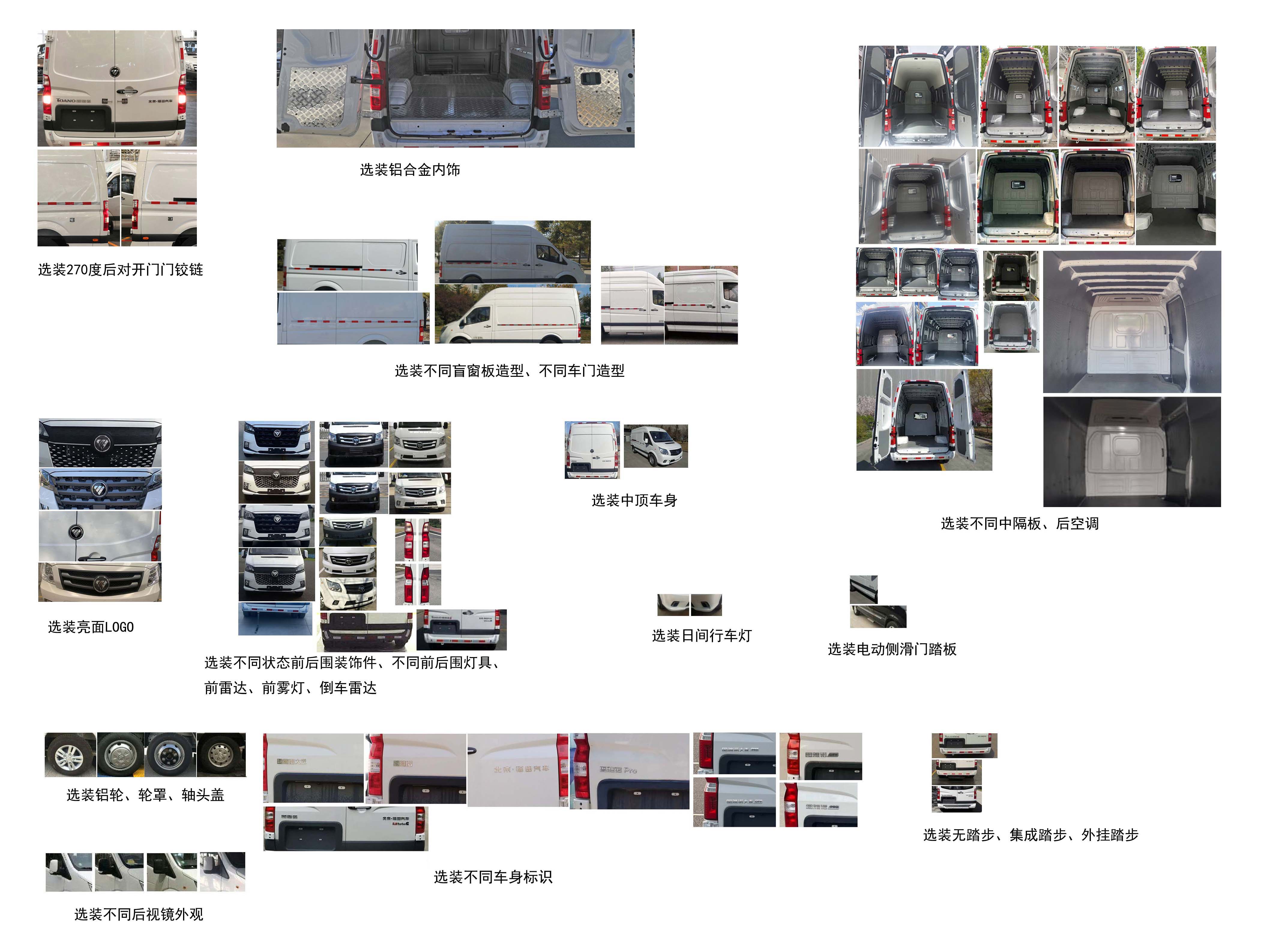 福田牌BJ5048XXY-M7厢式运输车公告图片