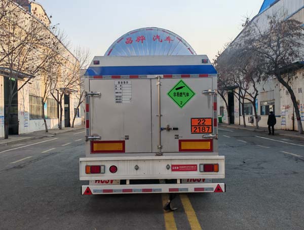昌骅牌HCH9400GDYB低温液体运输半挂车公告图片