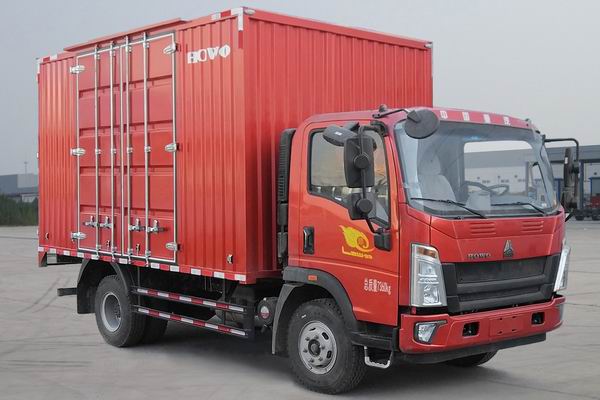 豪沃牌ZZ5077XXYF3315F174厢式运输车
