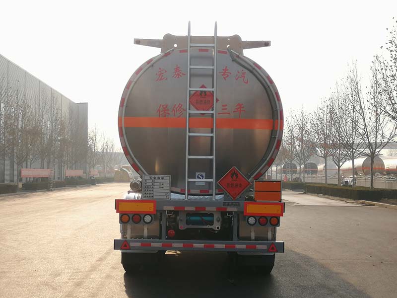 正康宏泰牌HHT9400GRYF铝合金易燃液体罐式运输半挂车公告图片