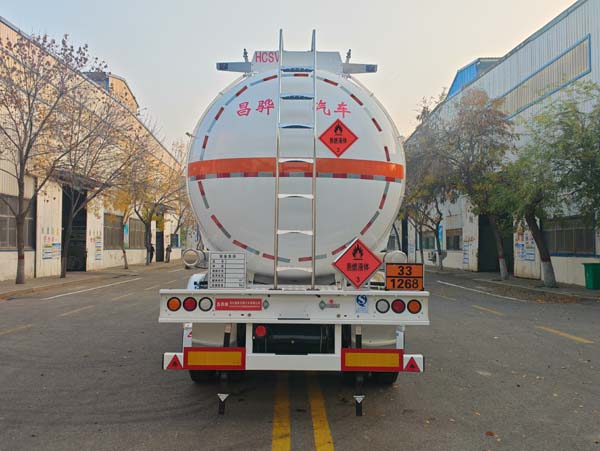 昌骅牌HCH9402GRYDA易燃液体罐式运输半挂车公告图片