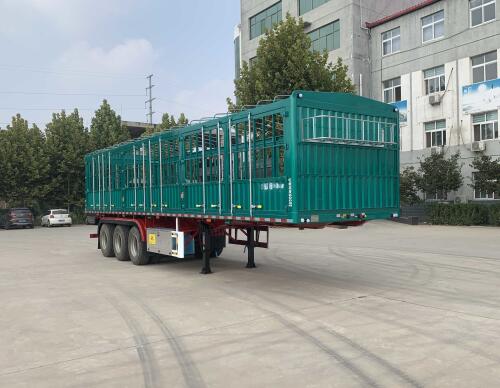 鑫卡诺牌11.5米34.8吨3轴仓栅式运输半挂车(HKN9401CCY)