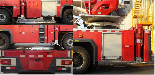 徐工牌XZJ5435JXFDG54/G1登高平臺(tái)消防車(chē)公告圖片