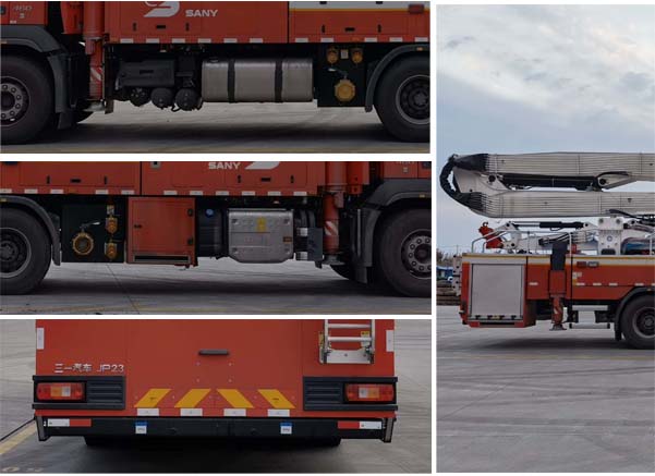 三一牌SYM5331JXFJP23舉高噴射消防車公告圖片