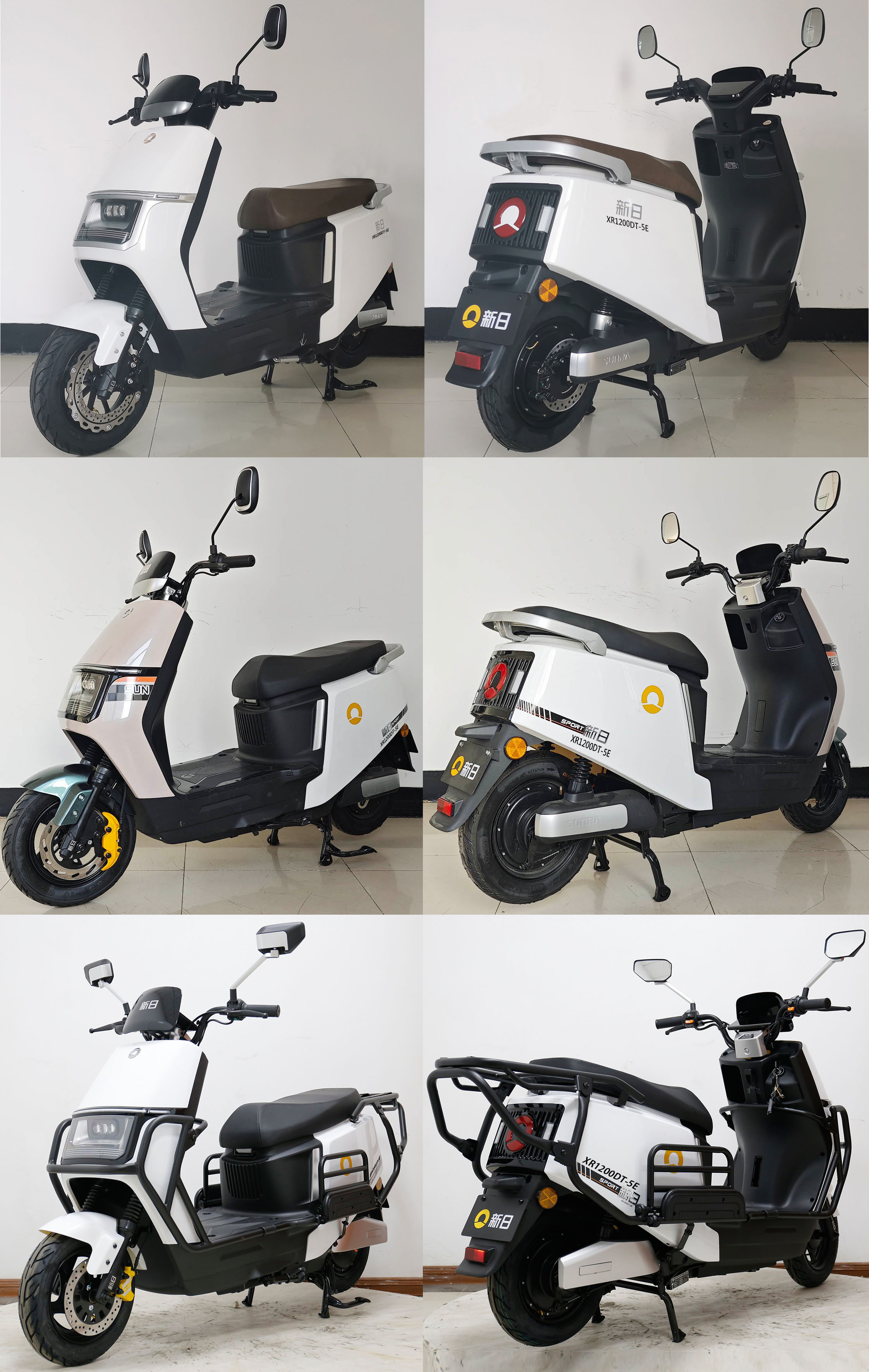 XR1200DT-5E 新日牌纯电动前盘式/鼓式后盘式/鼓式电动两轮摩托车图片