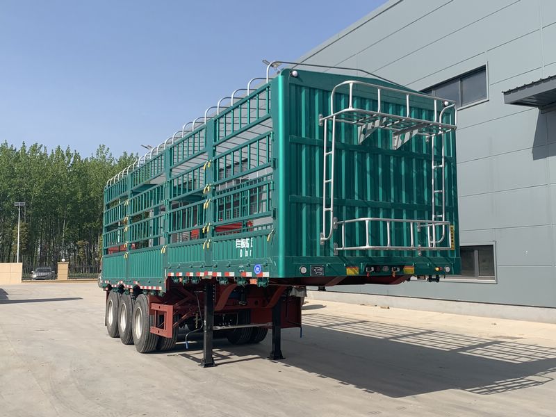 骏彤牌10.5米34.5吨3轴仓栅式运输半挂车(JTM9405CCYE)