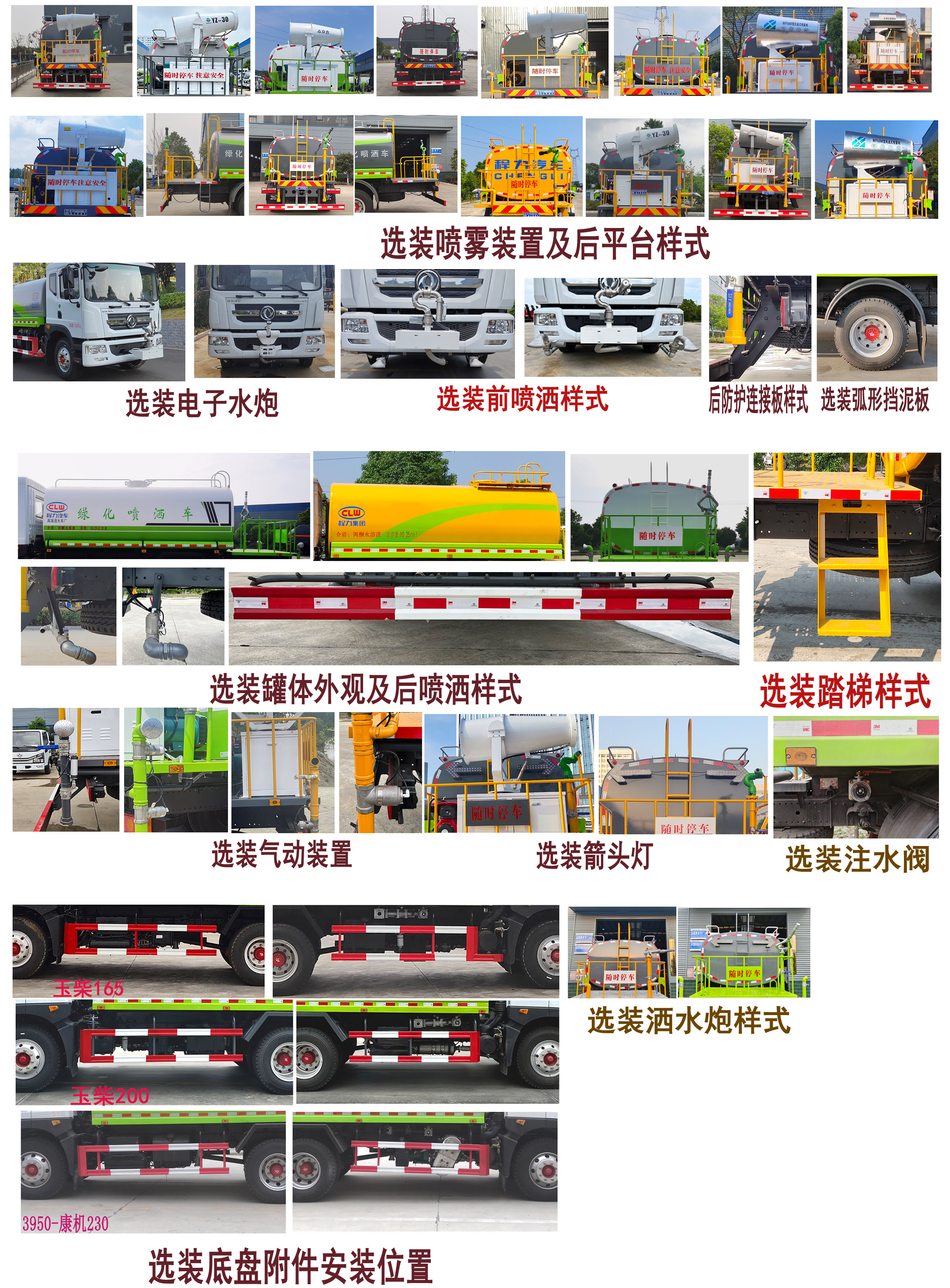 程力牌CL5161GPSD6绿化喷洒车公告图片