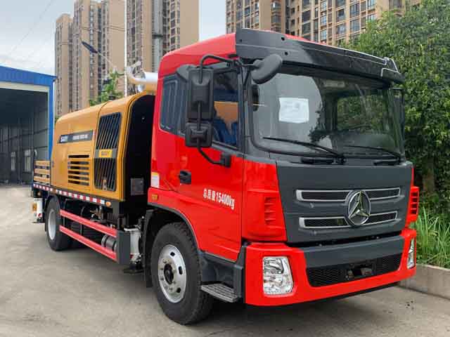 三一牌SY5153THBF车载式混凝土泵车