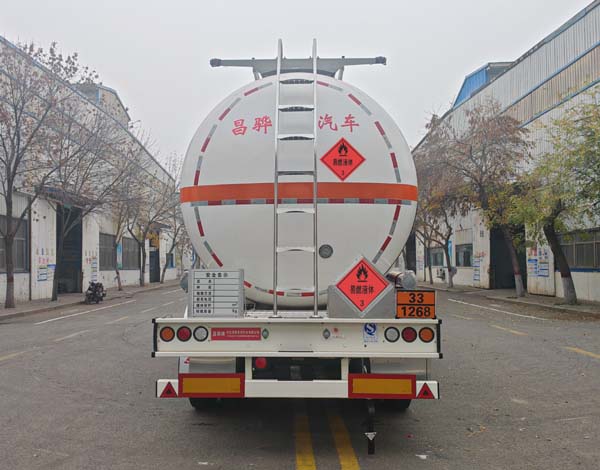 昌骅牌HCH9406GRY46易燃液体罐式运输半挂车公告图片
