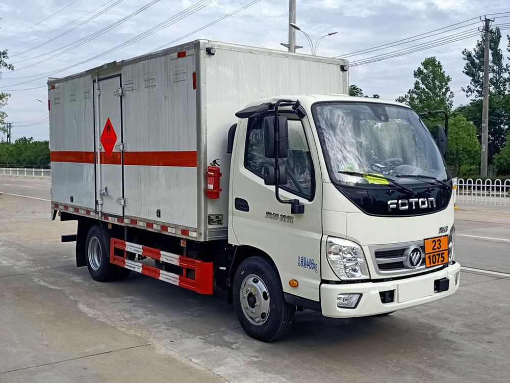 楚飞牌CLQ5041XRQ6BJ易燃气体厢式运输车