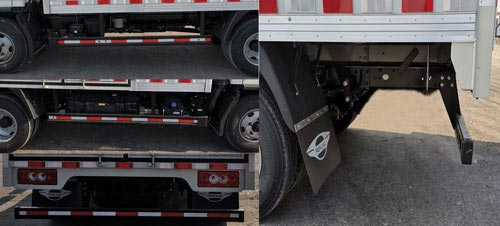 福田牌BJ5044XXY9JBA-10廂式運(yùn)輸車公告圖片