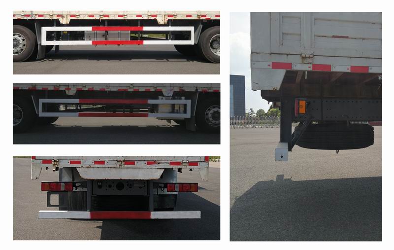 ZZ1256N56CHF1 汕德卡牌290马力前四后四(小三轴)柴油9.6米国六载货汽车图片