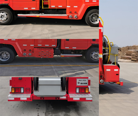 捷達消防牌SJD5100GXFPM35/WSA泡沫消防車公告圖片