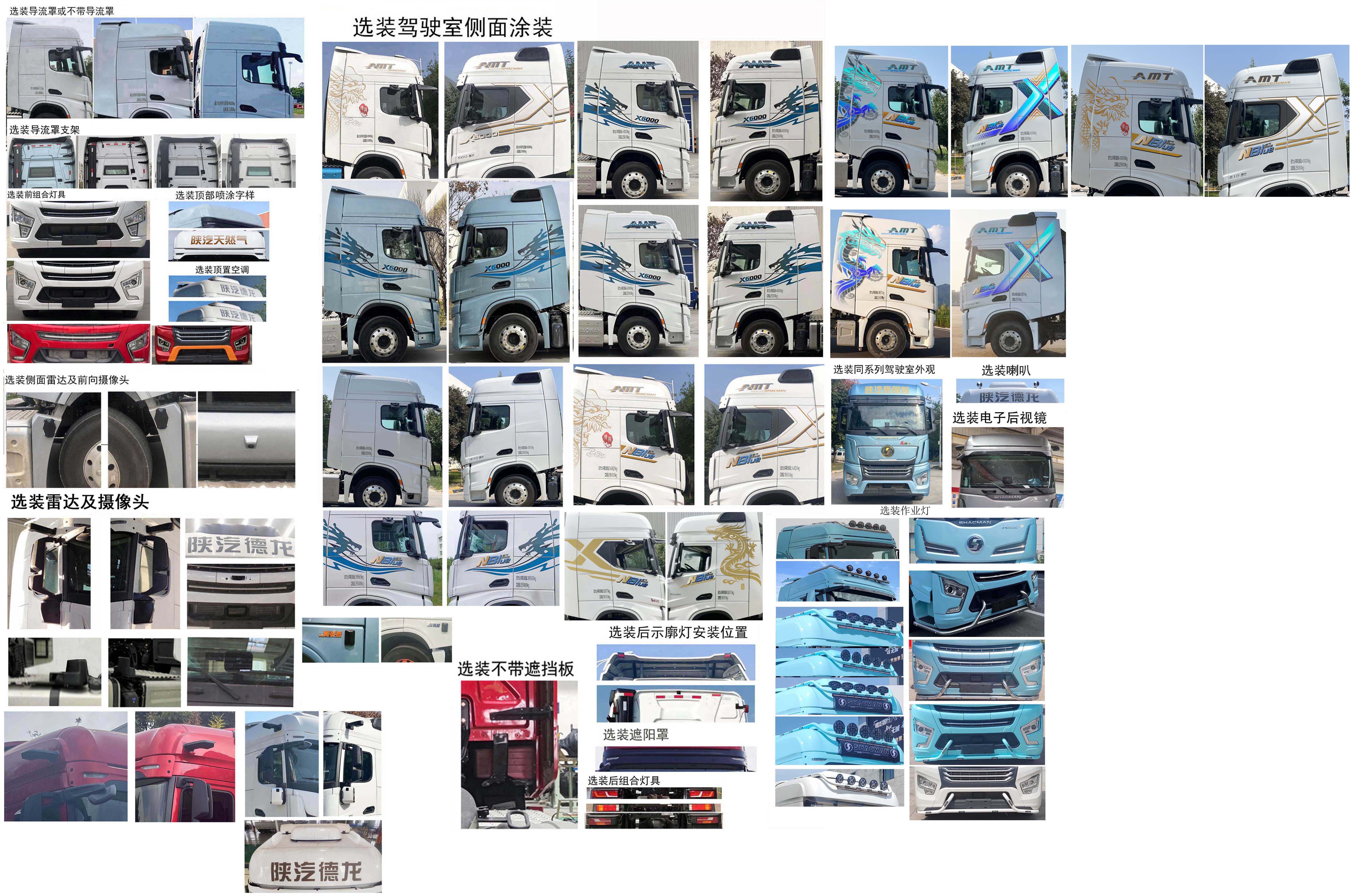 SX4259GE4TLQ2 陕汽牌480马力后双桥,后八轮LNG国六牵引汽车图片