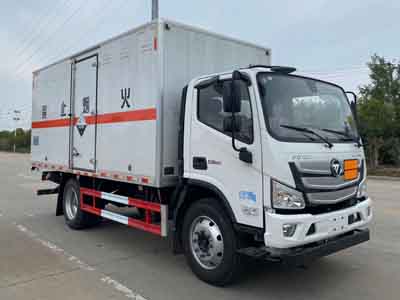 楚胜牌CSC5128XFWB6腐蚀性物品厢式运输车公告图片