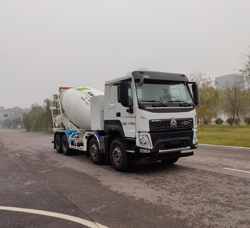 豪沃牌ZZ5312GJBV3567Z1BEV纯电动混凝土搅拌运输车