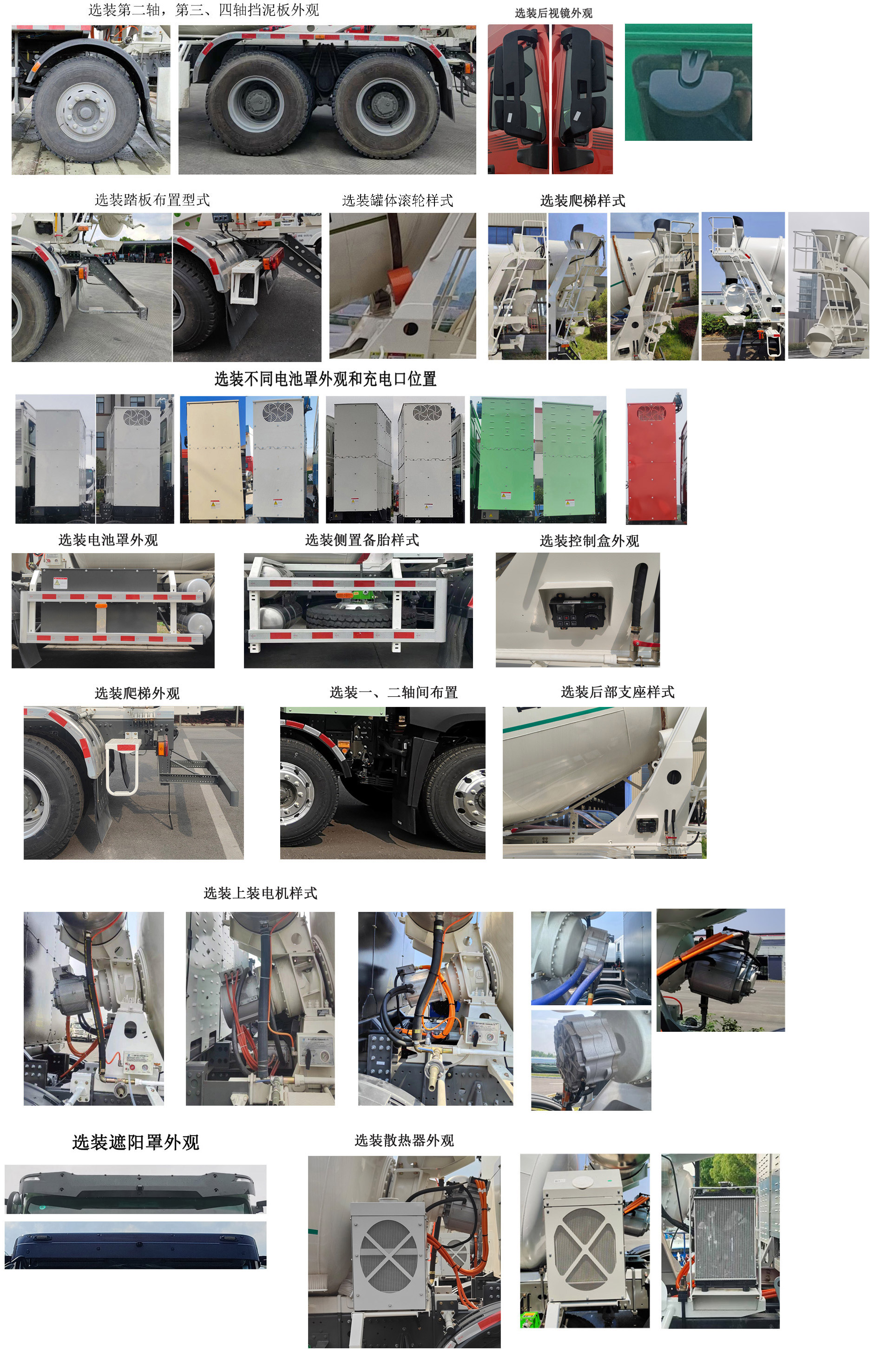 豪沃牌ZZ5312GJBV3567Z1BEV純電動混凝土攪拌運輸車公告圖片