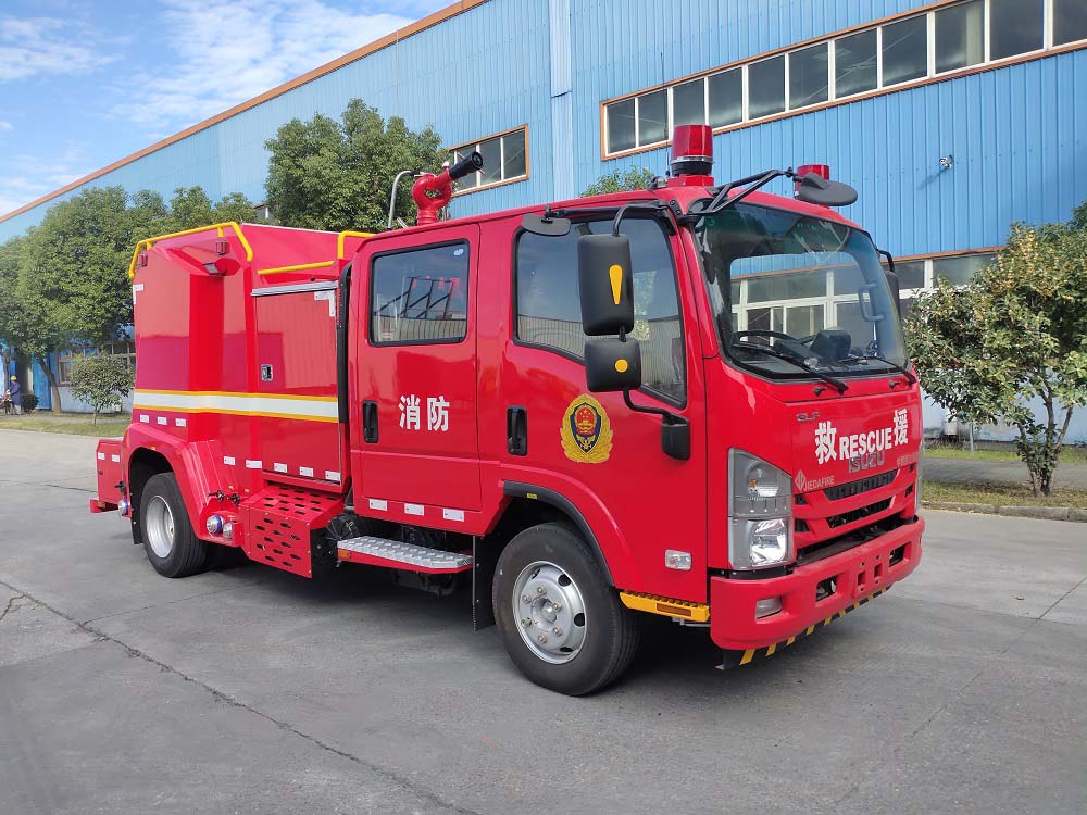 捷达消防牌SJD5100GXFSG35/WSA水罐消防车